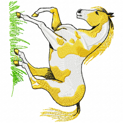 Horses Embroidery Design 10